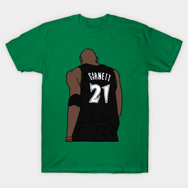 Kevin Garnett Back-To T-Shirt by rattraptees